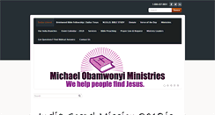 Desktop Screenshot of michaeloministries.org